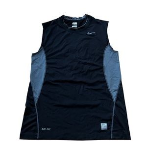 Nike Black Sleeveless Tank Top Size Medium